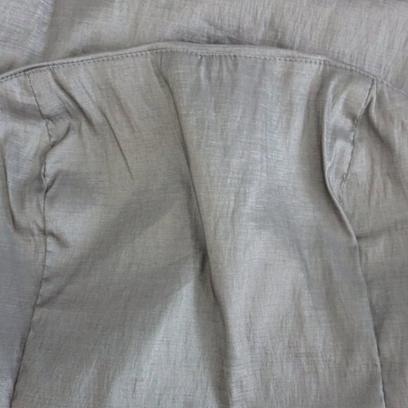 New Romeo And Juliet Strapless Silver Ruched Side Short Dress S Small NWT - Picture 10 of 11